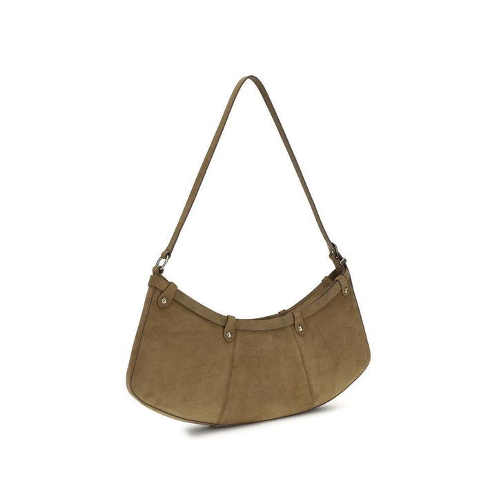 PINKO Beige Calf Leather Bos Taurus Shoulder Bag