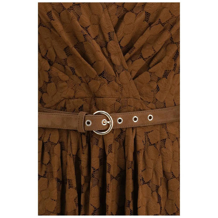 Max Mara Brown Polyamide Casual Dress