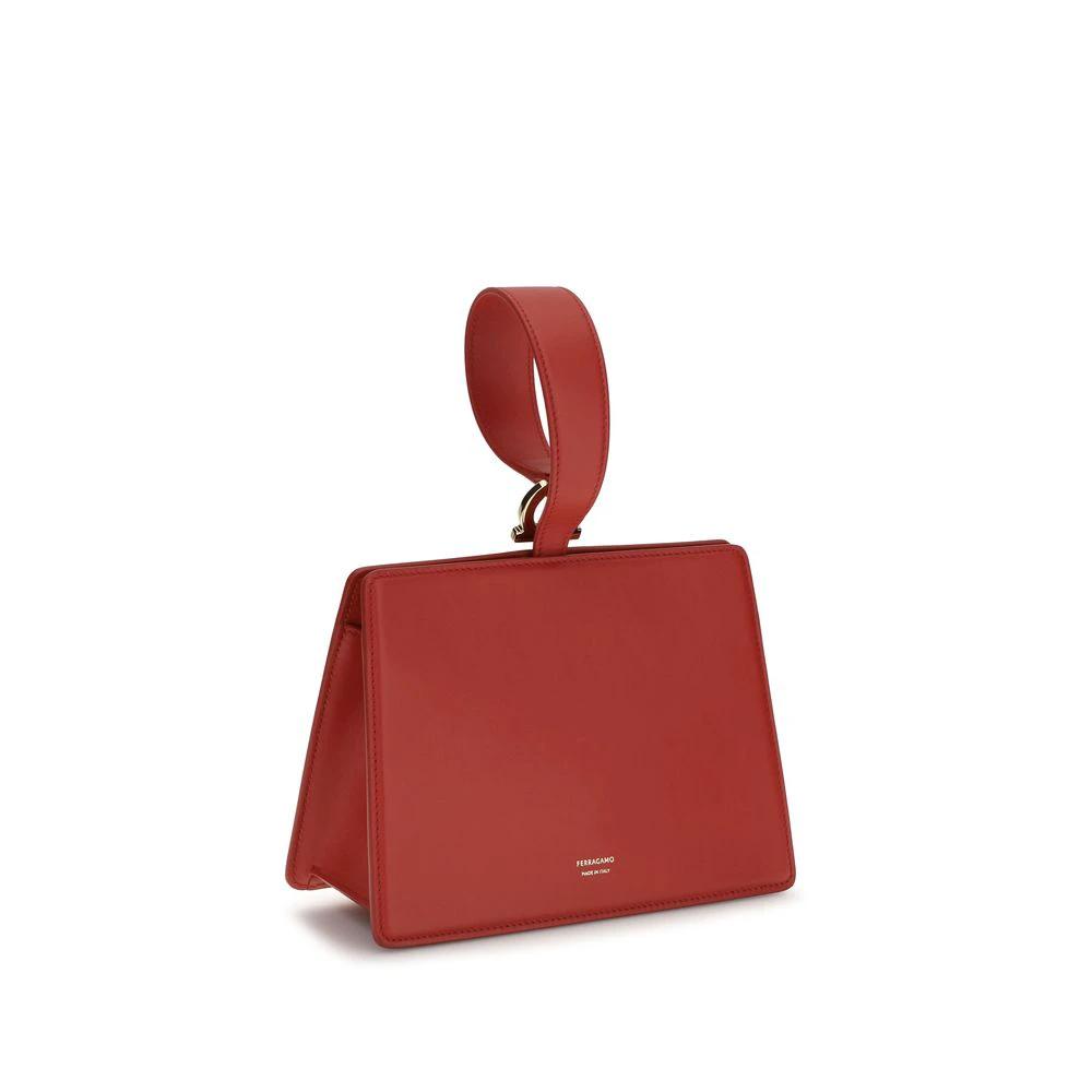 Ferragamo Multicolor Calf Leather Bos Taurus Clutch Bag