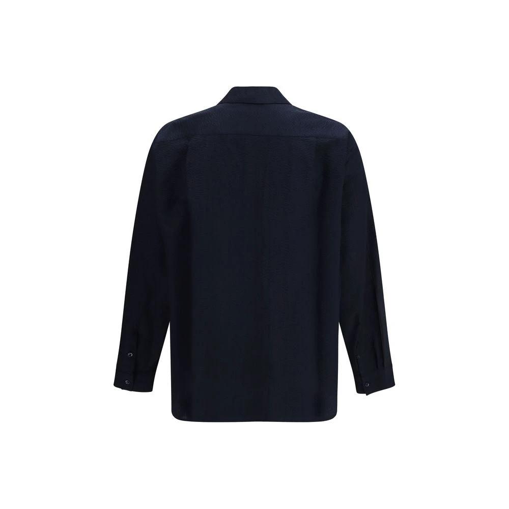 Giorgio Armani Blue Cotton Shirt