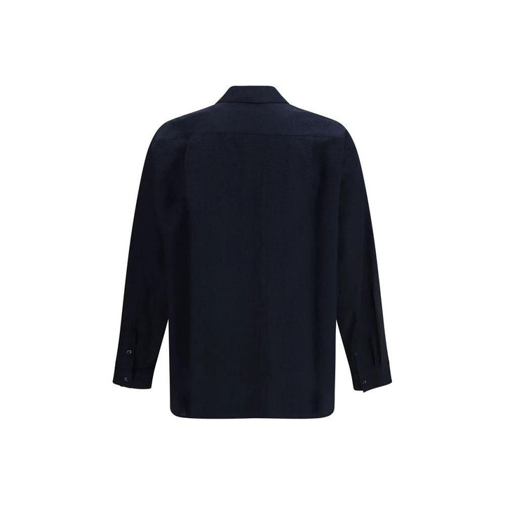 Giorgio Armani Blue Cotton Shirt