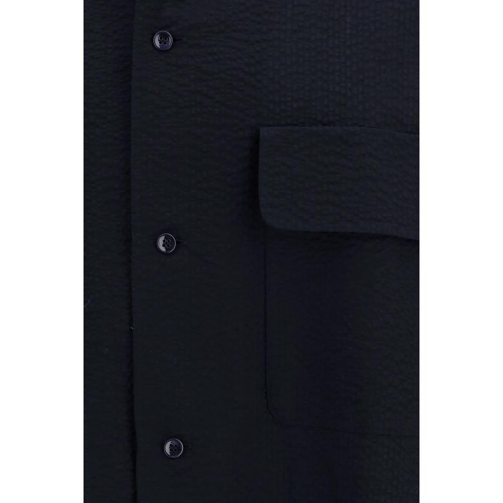 Giorgio Armani Blue Cotton Shirt