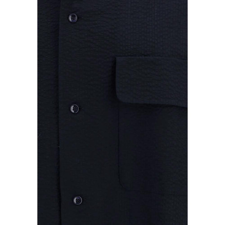 Giorgio Armani Blue Cotton Shirt
