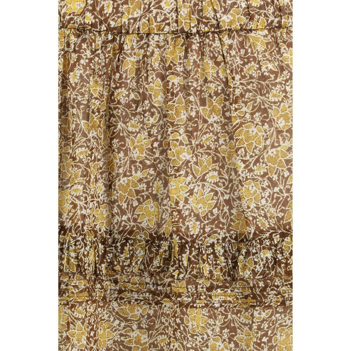 Marant Etoile Bicolor Cotton Long Skirt