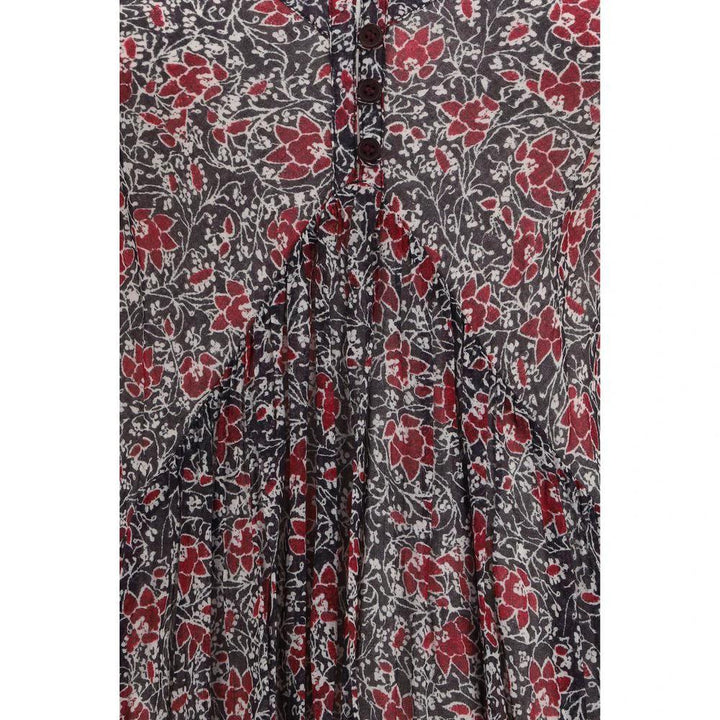 Marant Etoile Purple Cotton Casual Dress