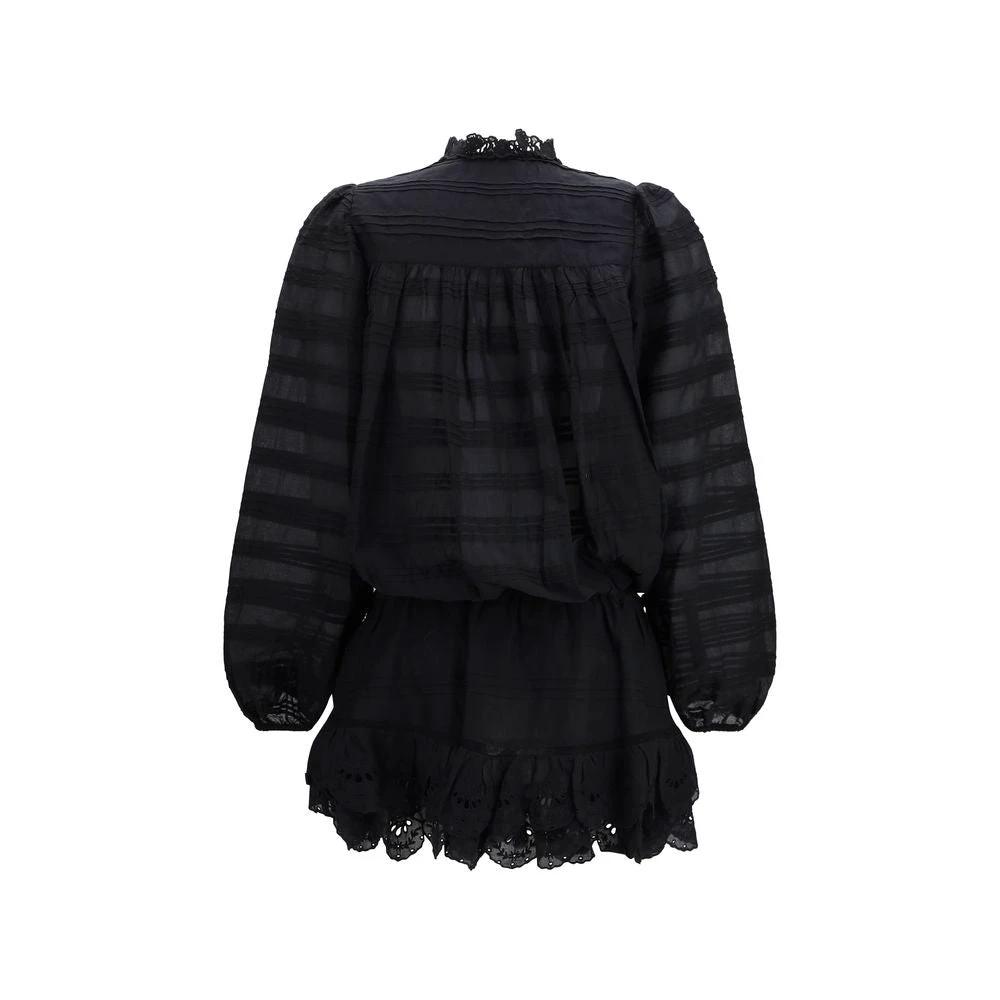 Marant Etoile Black Cotton Casual Dress