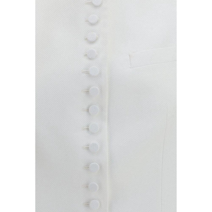 Tom Ford White Cotton Waistcoat
