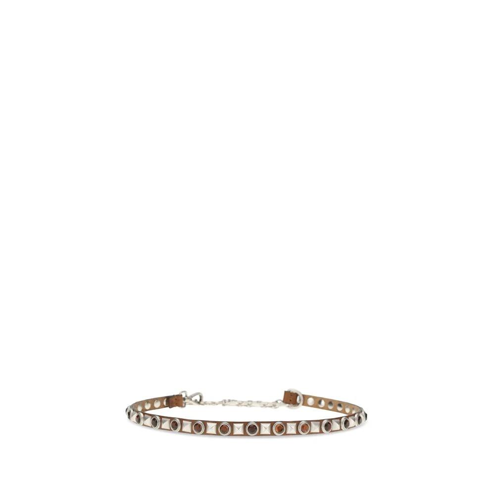 Etro Brown Calf Leather Bos Taurus Regular Belt