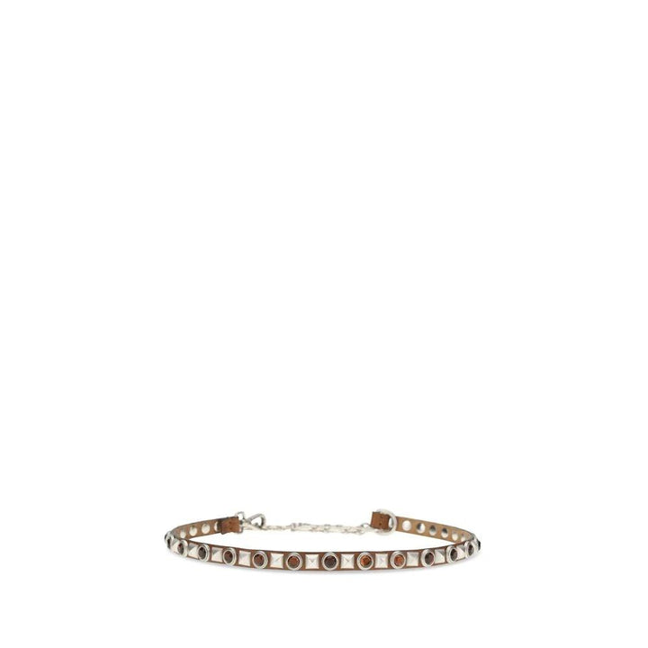 Etro Brown Calf Leather Bos Taurus Regular Belt