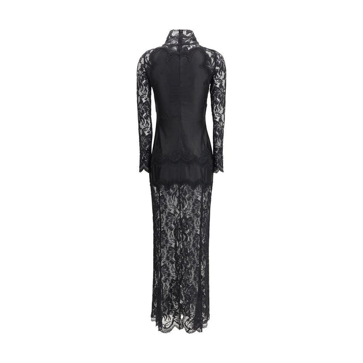Rabanne Black Polyamide Long Dress