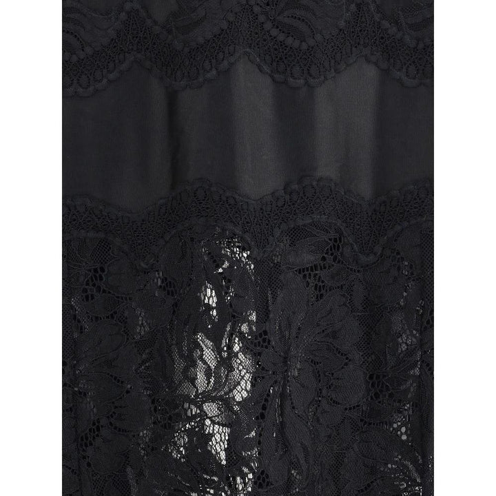 Rabanne Black Polyamide Long Dress