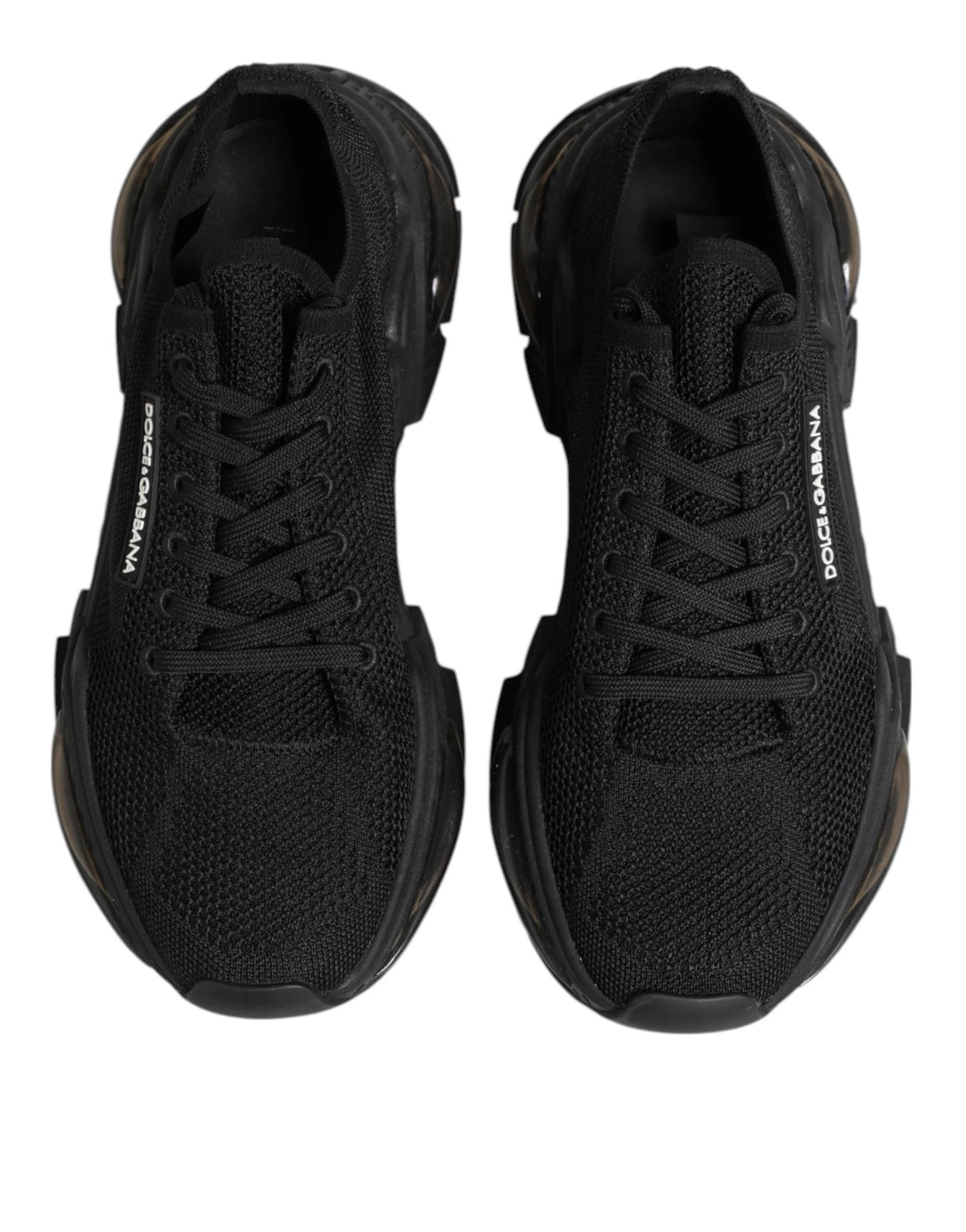 Dolce & Gabbana Black Airmaster Low Top Men Sneakers Shoes