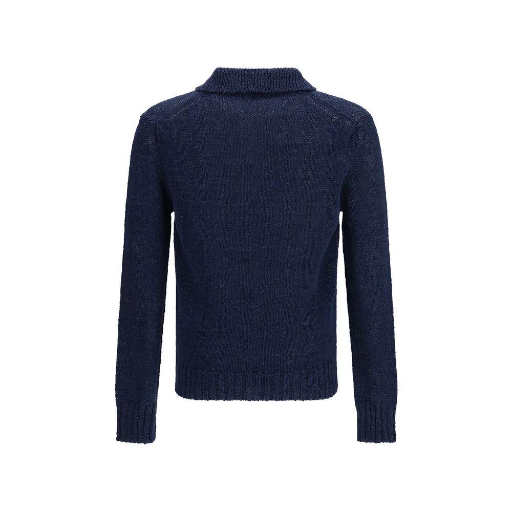 Sunflower Blue Cotton Polo Shirt