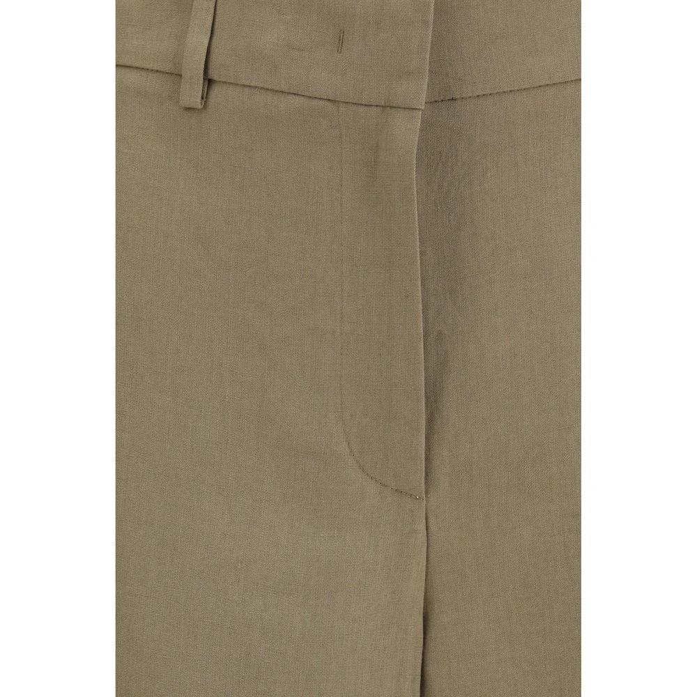 Giorgio Armani Beige Linen Casual Pants