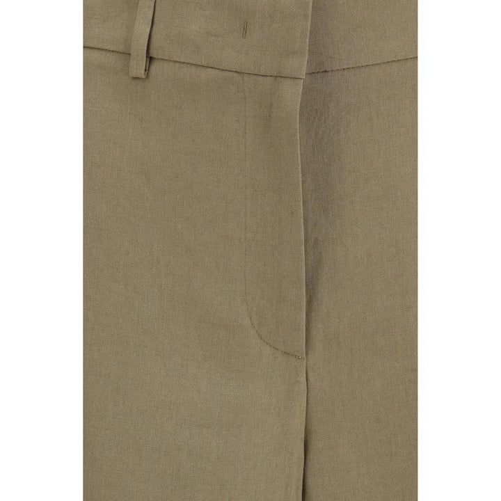 Giorgio Armani Beige Linen Casual Pants