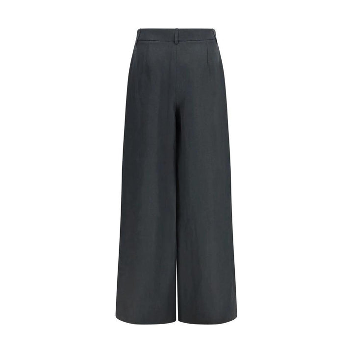 Giorgio Armani Gray Linen Casual Pants