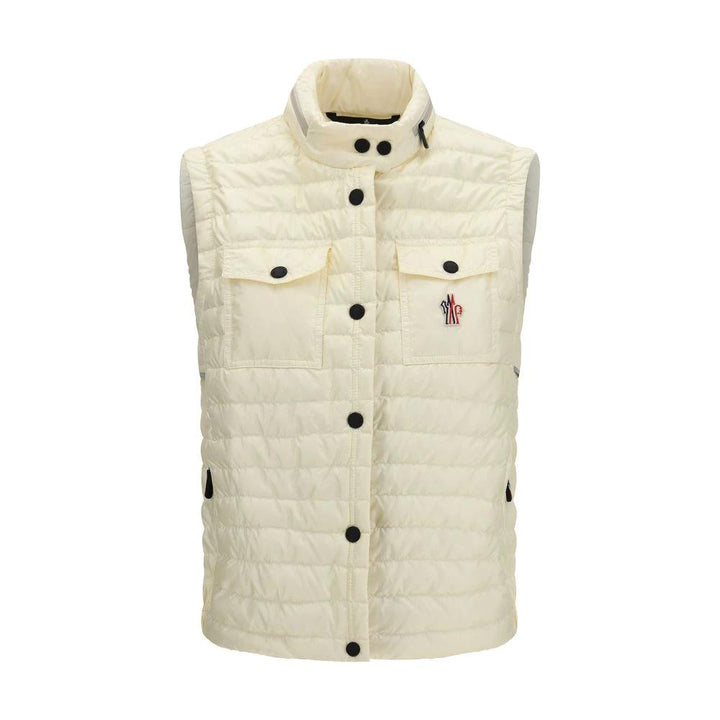 Moncler Grenoble Beige Polyamide Sleveless Jacket