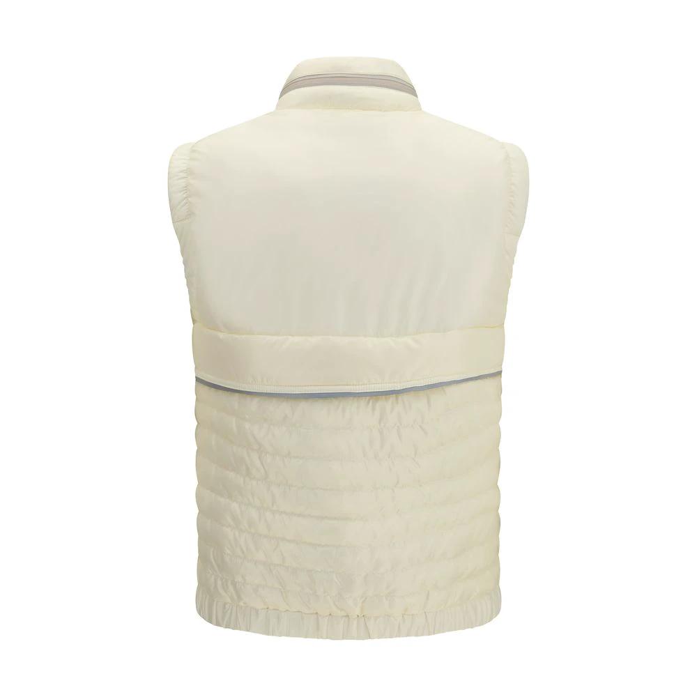 Moncler Grenoble Beige Polyamide Sleveless Jacket