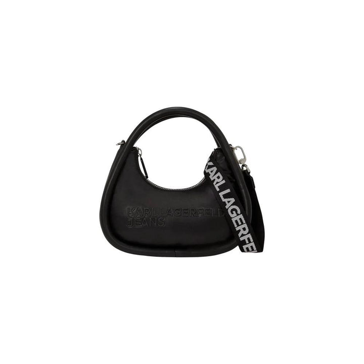 Karl Lagerfeld Black Polyethylene Handbag