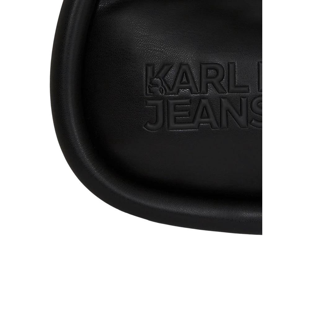 Karl Lagerfeld Black Polyethylene Handbag