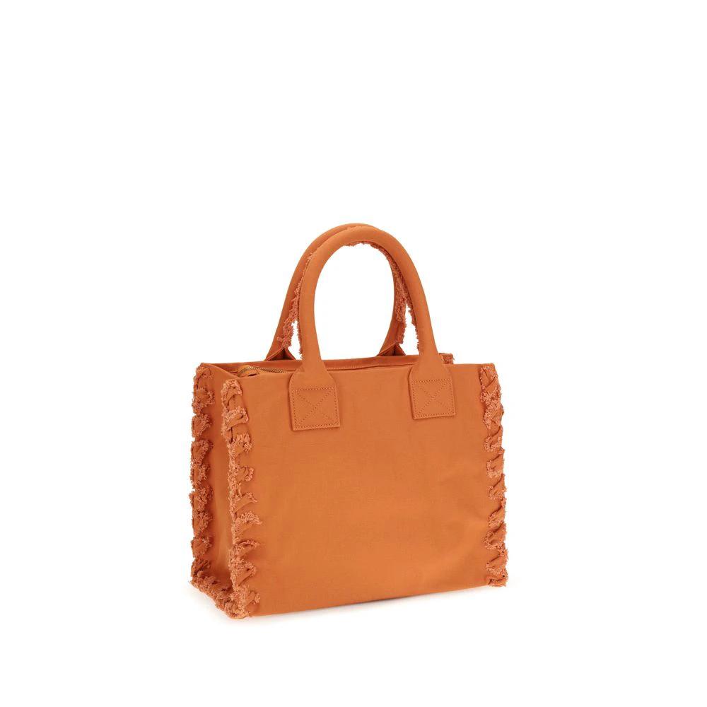 PINKO Orange Cotton Shoulder Bag