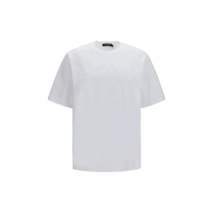 Dolce & Gabbana White Cotton T-Shirt