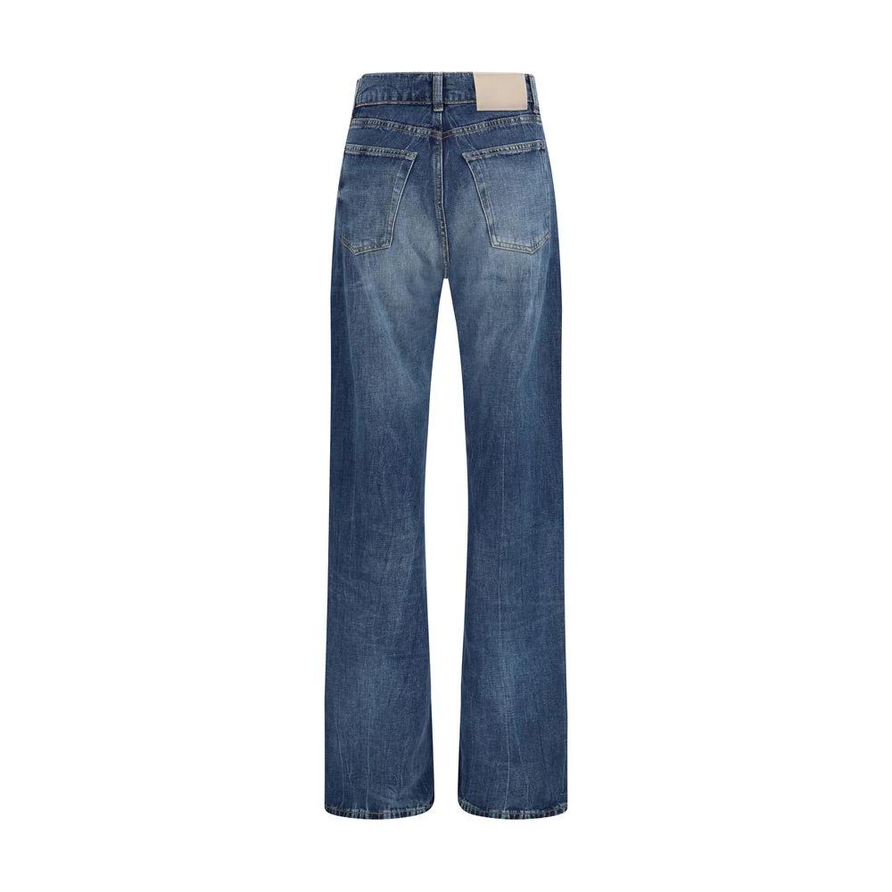 Our Legacy Blue Cotton Bootcut Jeans