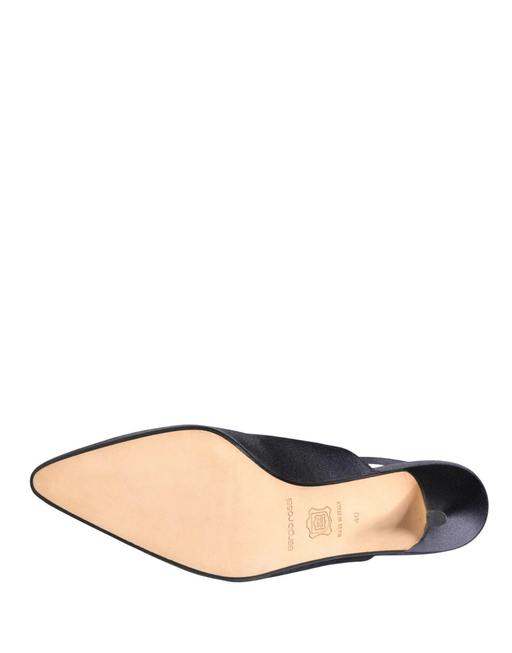 Dolce &amp; Gabbana Black Suede Heels Slingbacks Shoes