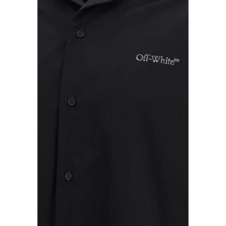 Off-White Black Cotton Shirt