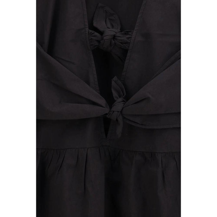 Ganni Black Cotton Casual Dress