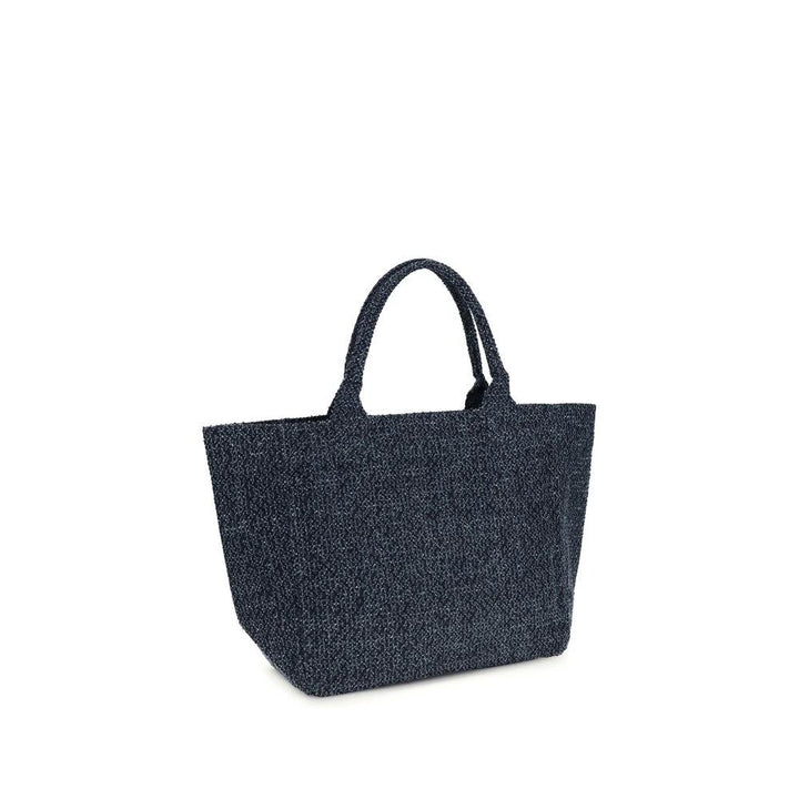 Ganni Blue Cotton Shoulder Bag