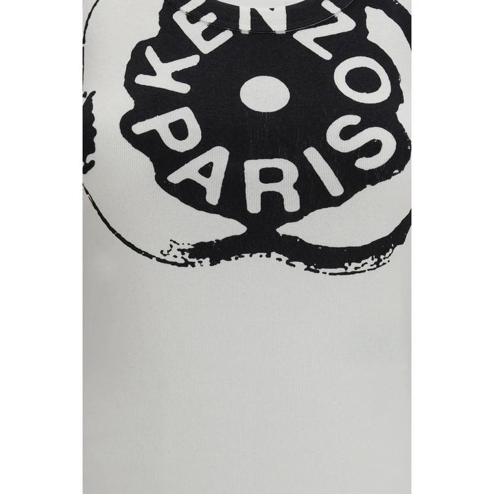 Kenzo White Cotton Tank Tops