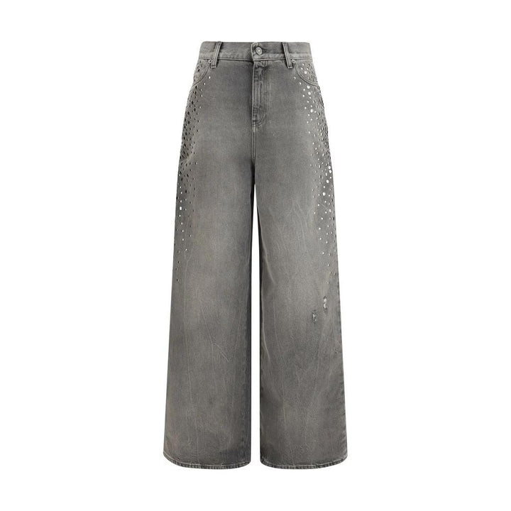 Golden Goose Gray Cotton Jeans Denim