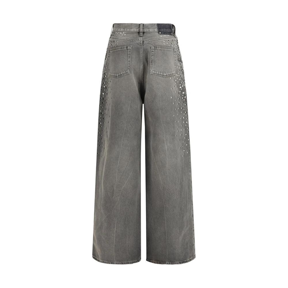 Golden Goose Gray Cotton Jeans Denim