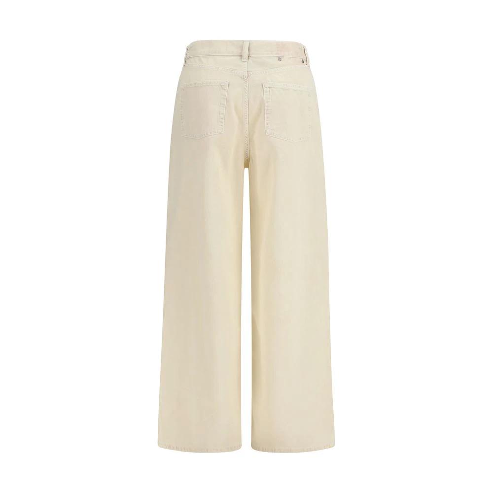 Golden Goose Bicolor Cotton Relaxed Fit Jeans