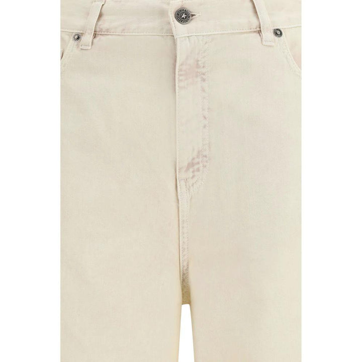 Golden Goose Bicolor Cotton Relaxed Fit Jeans
