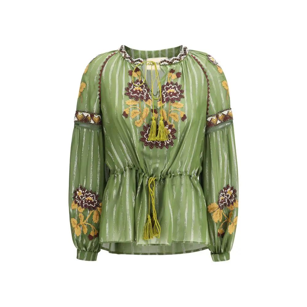 Valentino Garavani Bicolor Silk Shirt