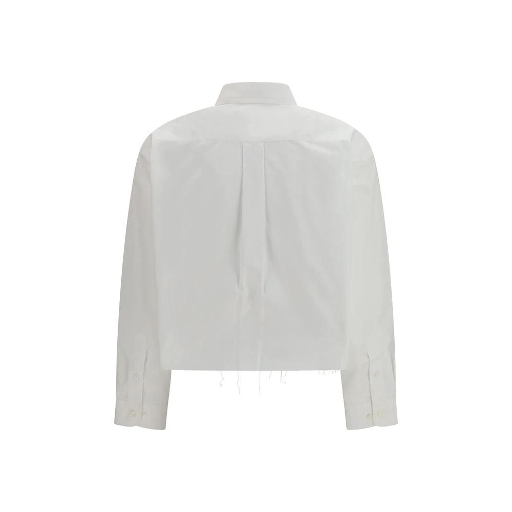 Miu Miu White Cotton Dress Shirt
