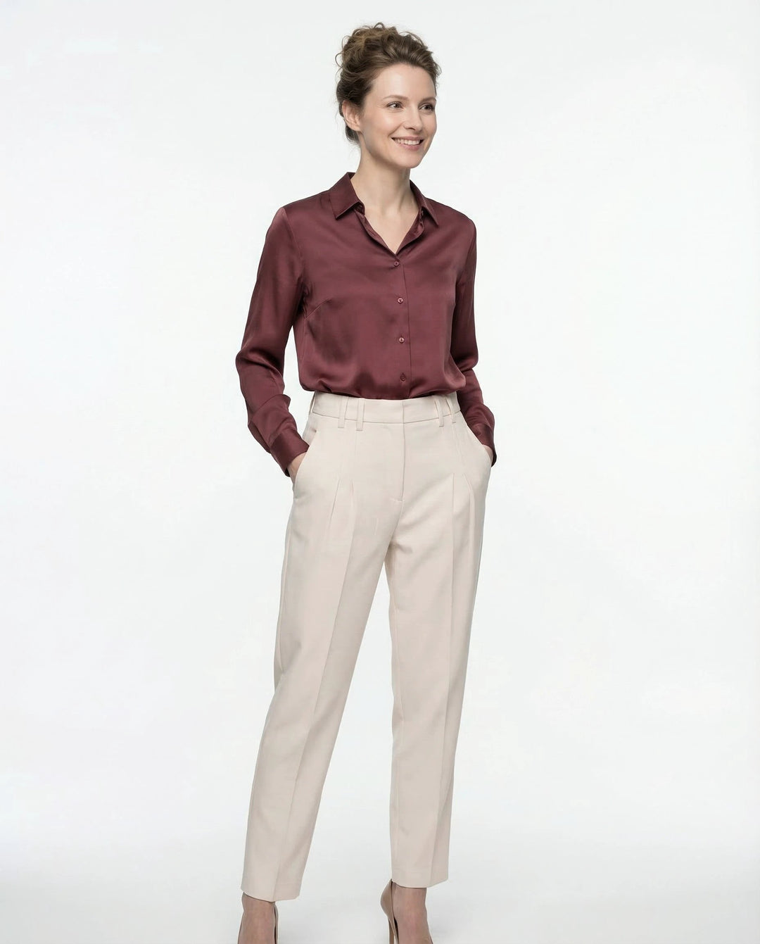 Brunello Cucinelli Gray Cotton Casual Pants