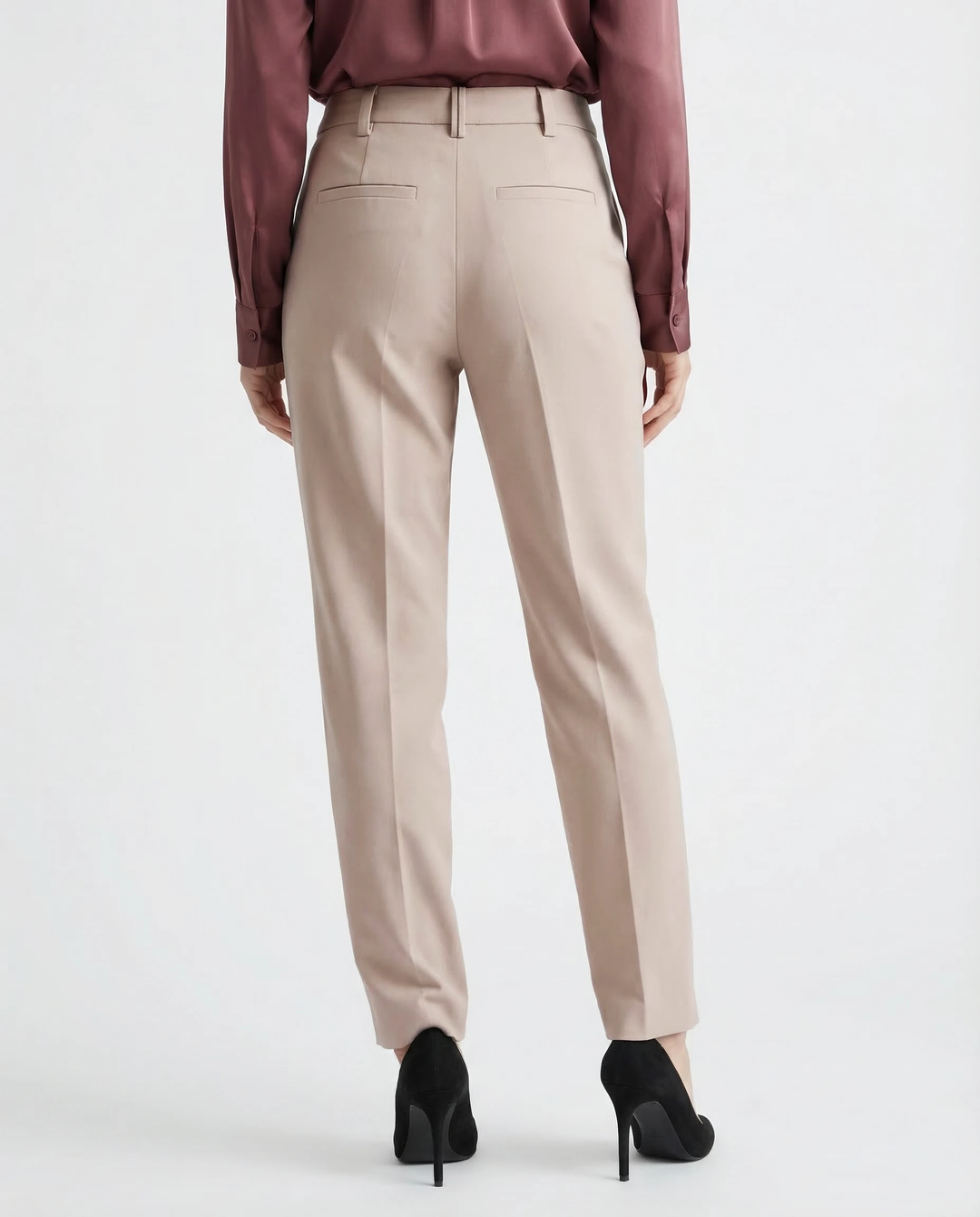 Brunello Cucinelli Beige Cotton Dress Pants
