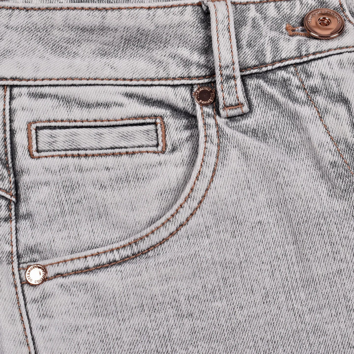 Brunello Cucinelli Blue Cotton Straight-Leg Jeans