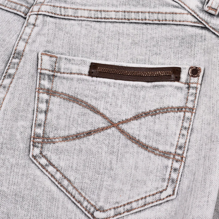 Brunello Cucinelli Blue Cotton Straight-Leg Jeans