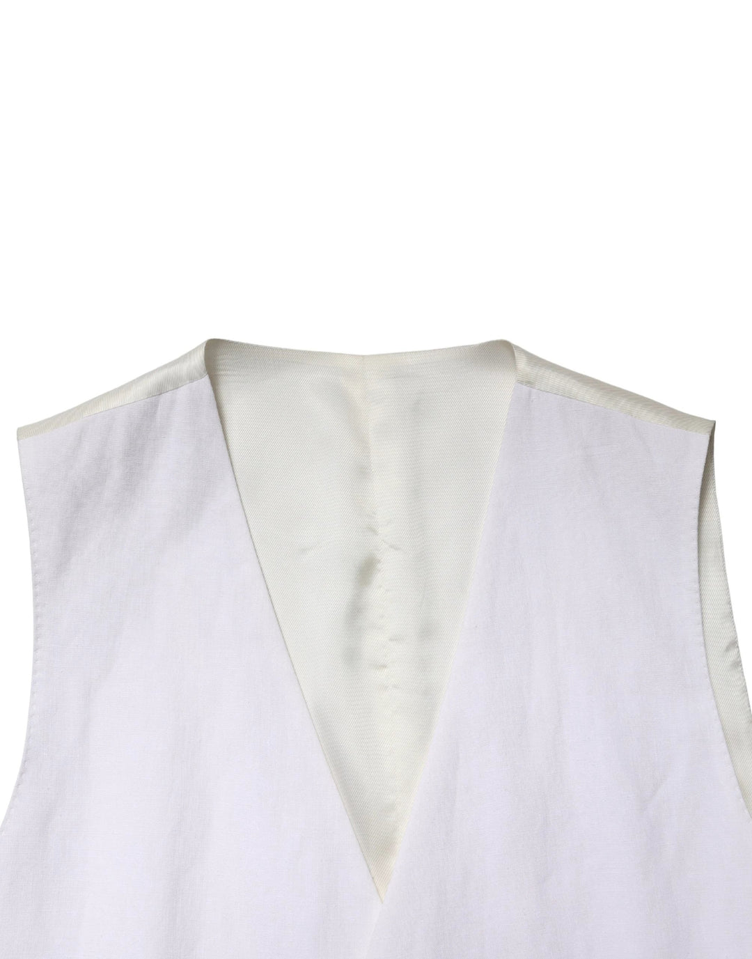 Dolce & Gabbana White SARTORIA Linen 2 Piece Men Formal Suit