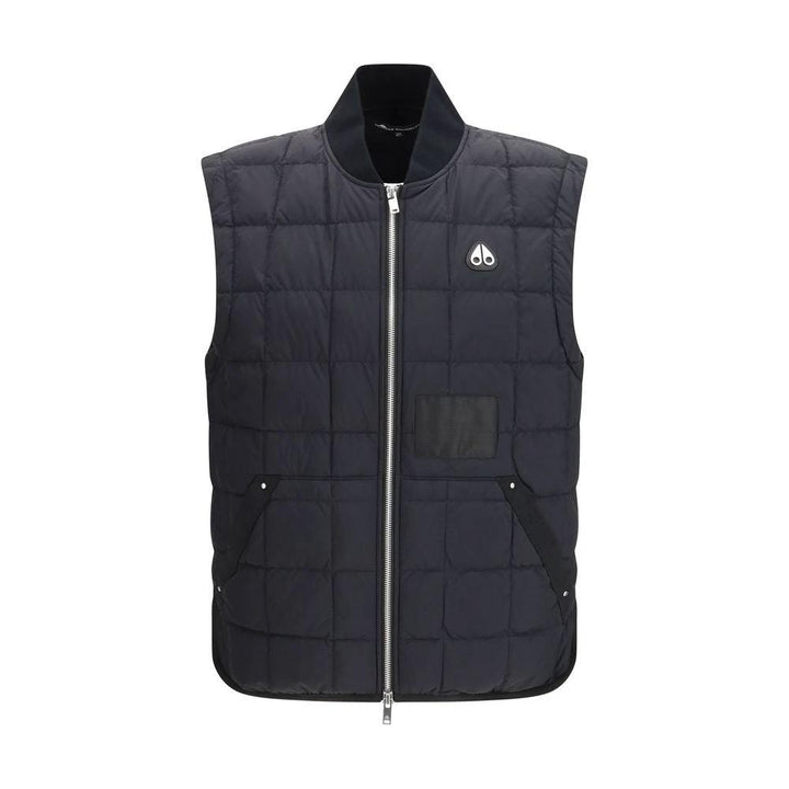 Moose Knuckles Black Nylon Sleeveless Jacket