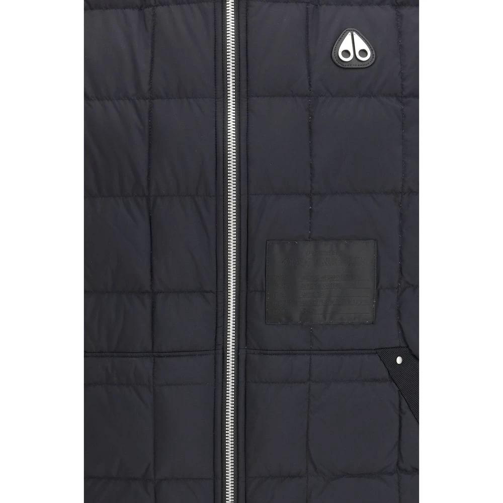 Moose Knuckles Black Nylon Sleeveless Jacket