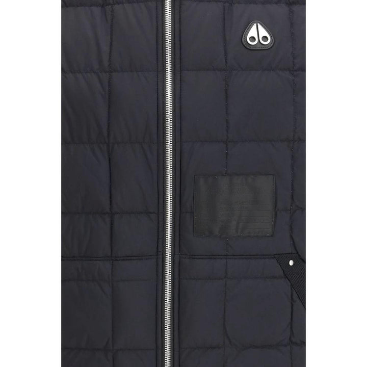 Moose Knuckles Black Nylon Sleeveless Jacket