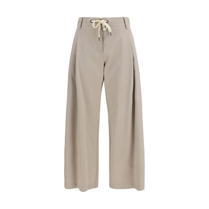 Brunello Cucinelli Beige Cotton Casual Pants