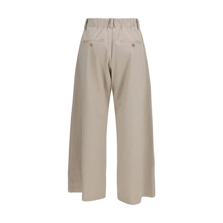 Brunello Cucinelli Beige Cotton Casual Pants