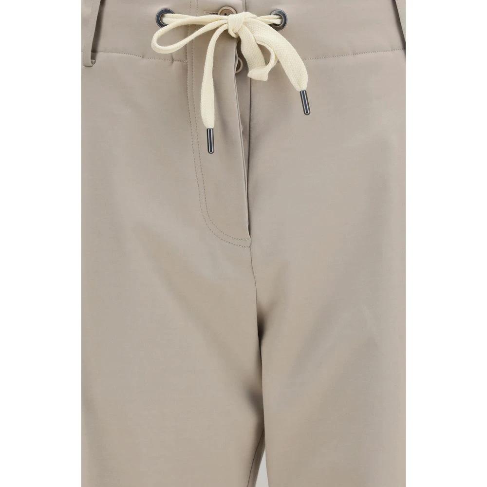 Brunello Cucinelli Beige Cotton Casual Pants