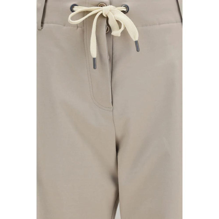 Brunello Cucinelli Beige Cotton Casual Pants